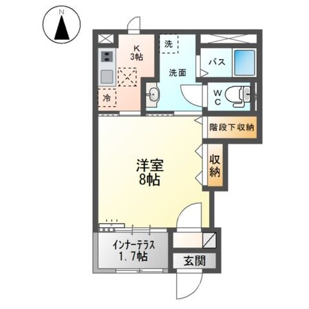 鎌田新築アパートの物件間取画像